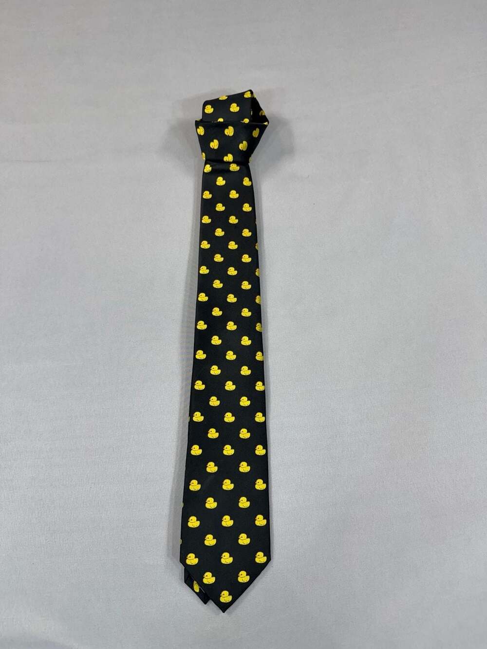 Elegance Unique Rubber Ducky Microfiber Handmade Necktie 58 inches long